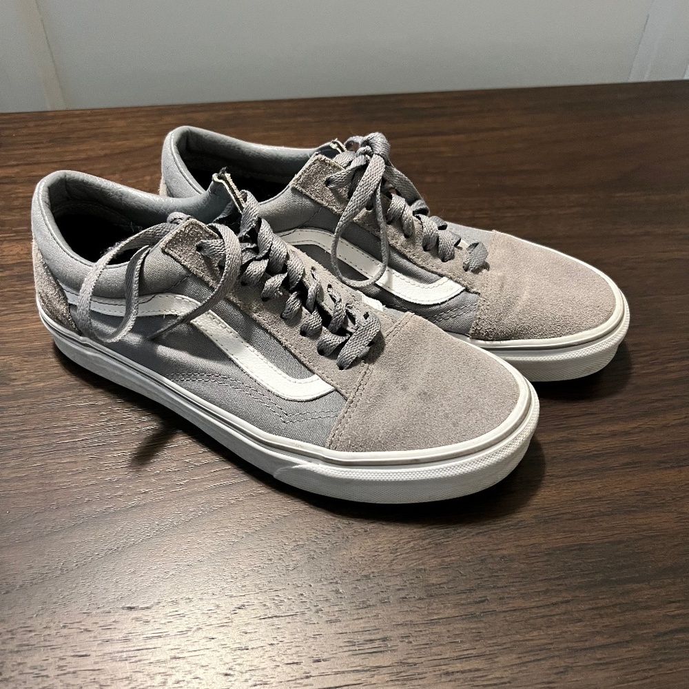 Grey Old Skool Vans